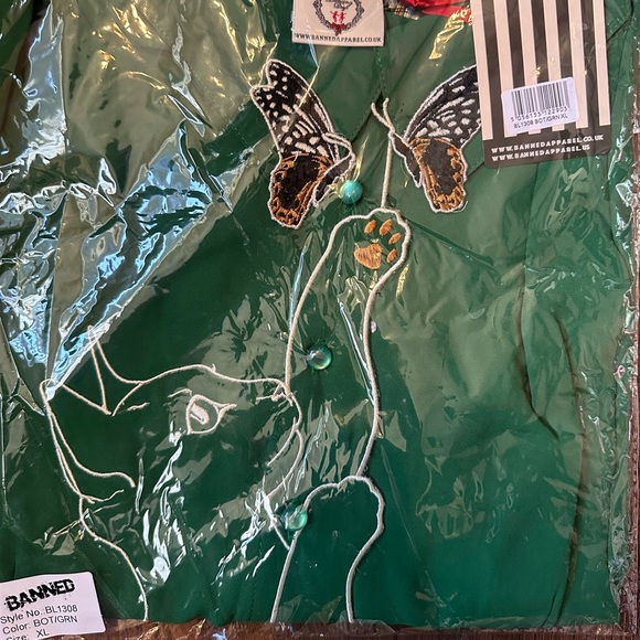 Snow Bird Cat Blouse by Banned Retro - Picture 6 of 12